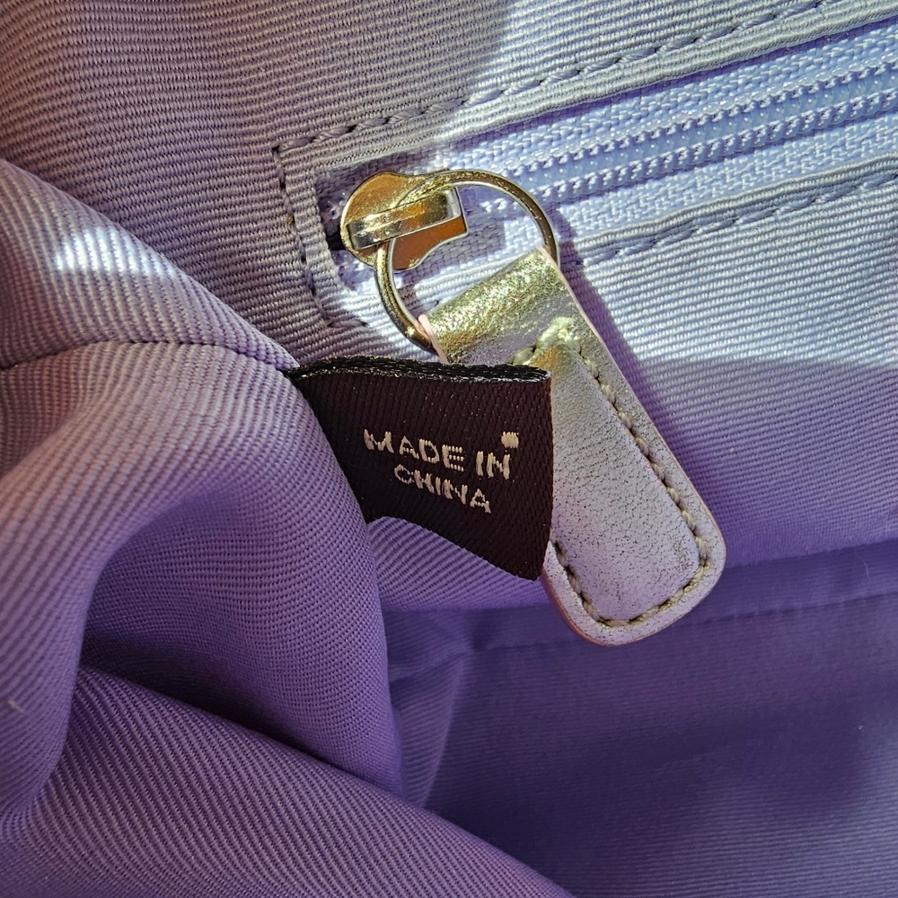 Sold- Vintage Coach Signature Lurex & Swarovski Crystal Top-Handle Bag / Purse - Picture 14 of 15